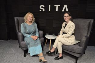 Komisárka Zuzana Stavrovská počas rozhovoru pre agentúru SITA.