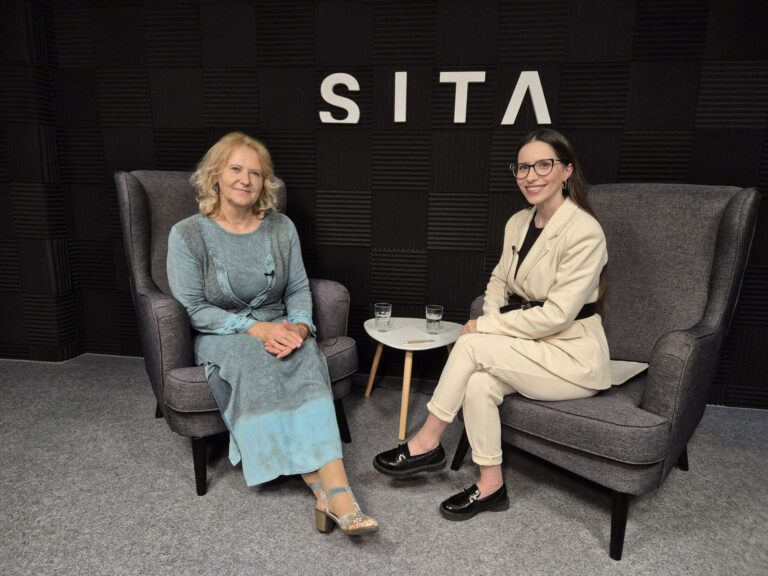 Komisárka Zuzana Stavrovská počas rozhovoru pre agentúru SITA.