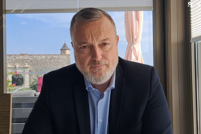 Predseda Kresťanskej únie Milan Krajniak v rozhovore pre agentúru SITA.