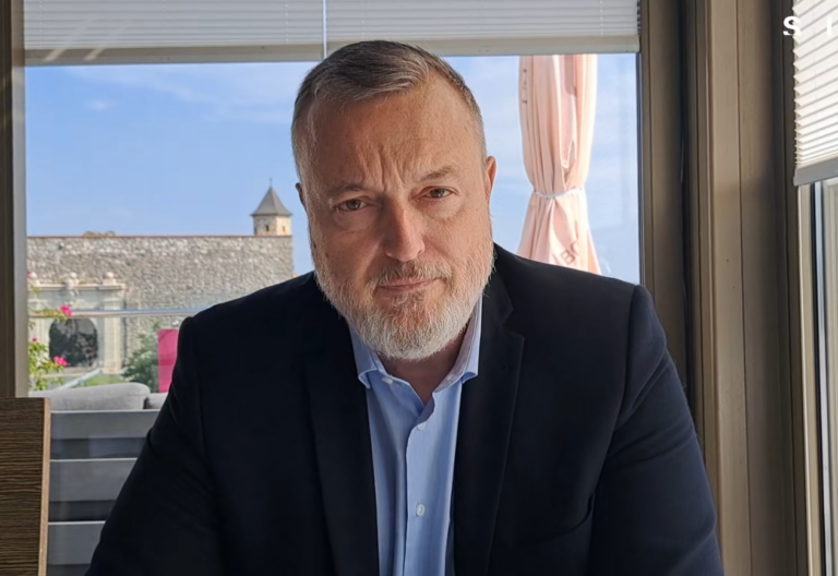 Predseda Kresťanskej únie Milan Krajniak v rozhovore pre agentúru SITA.