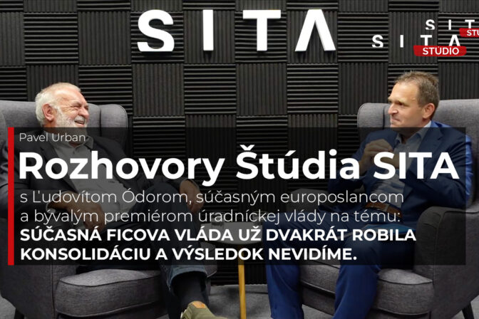 Ľudovít Ódor počas rozhovoru pre agentúru SITA.