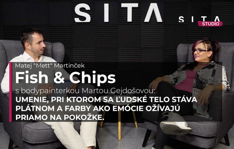 Ekonómka, vizážistka, kozmetička, kaderníčka a učiteľka Marta Gejdošová počas rozhovoru s Matejom Martinčekom pre agentúru SITA o bodypaintingu.