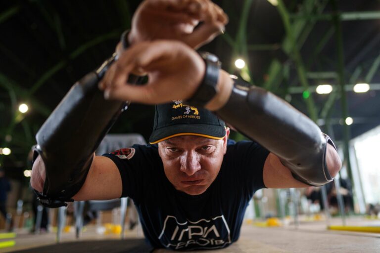 vojnový veterán cvičenie