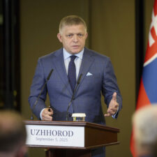 Robert Fico a Volodymyr Zelenskyj v Užhorode
