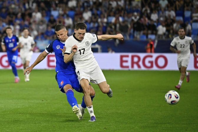 Zápas Slovensko - Nemecko (futbal - kvalifikácia o postup na MS vo futbale 2026)
