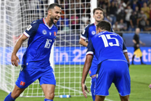 Zápas Slovensko - Nemecko (futbal - kvalifikácia o postup na MS vo futbale 2026)