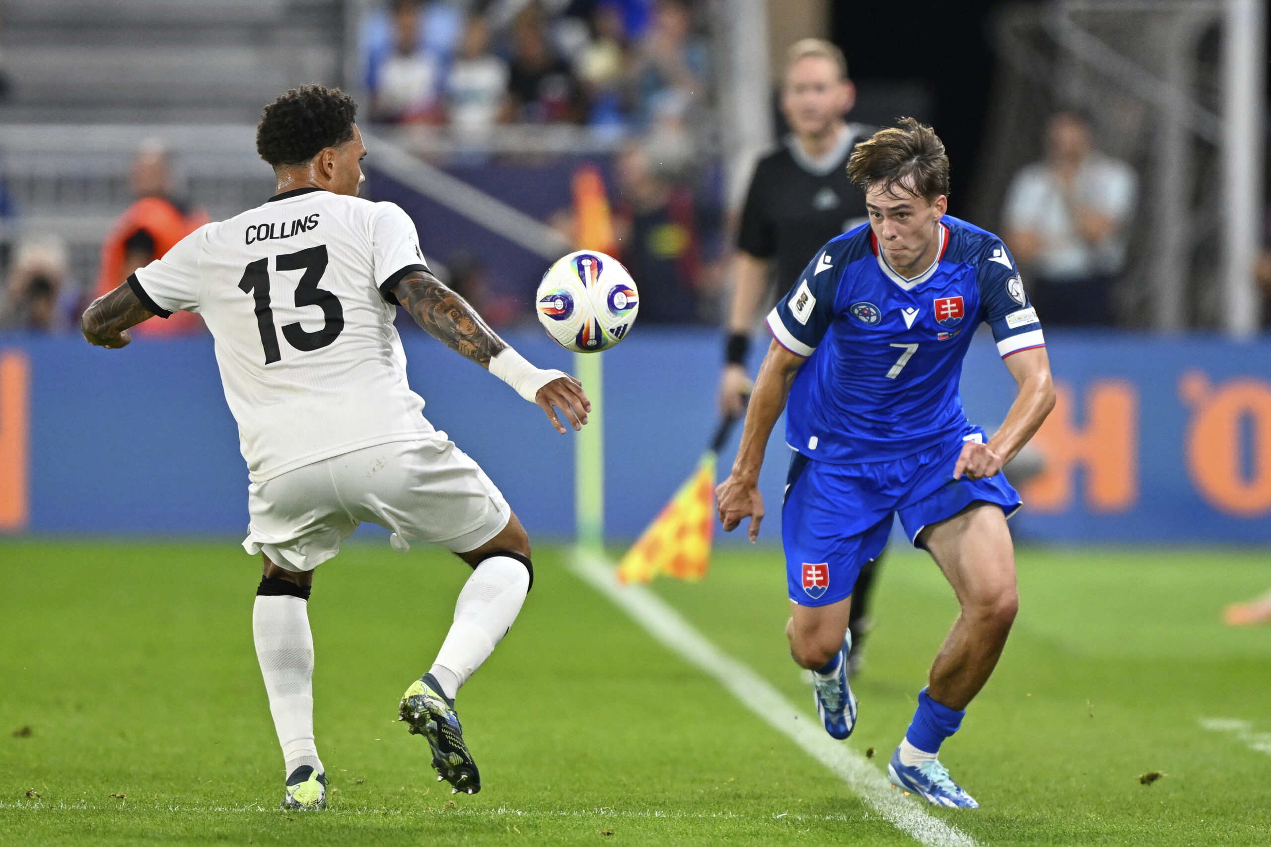 Zápas Slovensko - Nemecko (futbal - kvalifikácia o postup na MS vo futbale 2026)