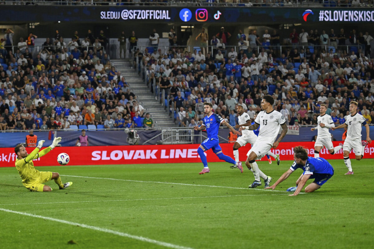 Zápas Slovensko - Nemecko (futbal - kvalifikácia o postup na MS vo futbale 2026)