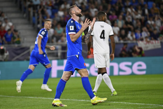 Zápas Slovensko - Nemecko (futbal - kvalifikácia o postup na MS vo futbale 2026)