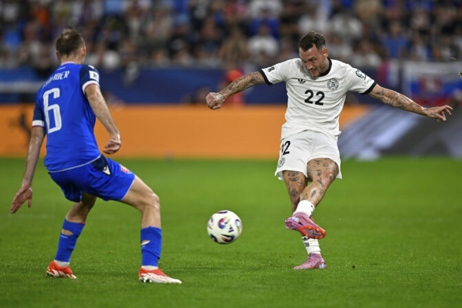 Zápas Slovensko - Nemecko (futbal - kvalifikácia o postup na MS vo futbale 2026)