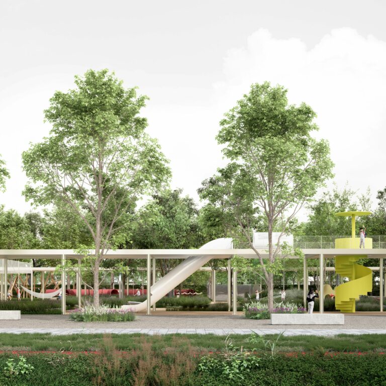 Areál hier Radosť v Ružinove - vizualizácia