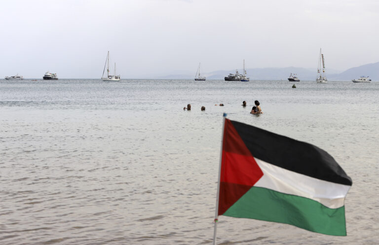 loď more vlajka Gaza