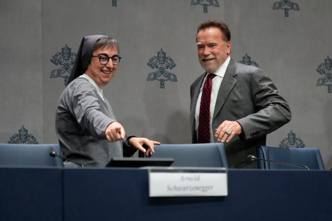 Sestra Alessandra Smerilliová Arnold Schwarzenegger