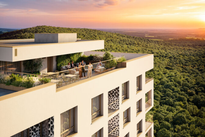 Plaza View - vizualizácia