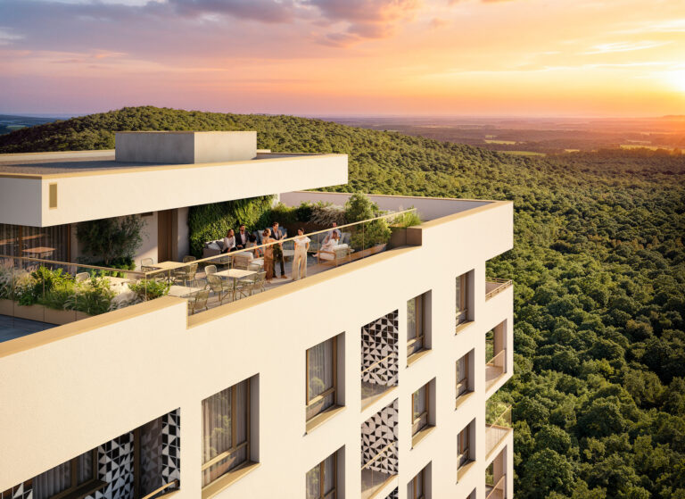 Plaza View - vizualizácia