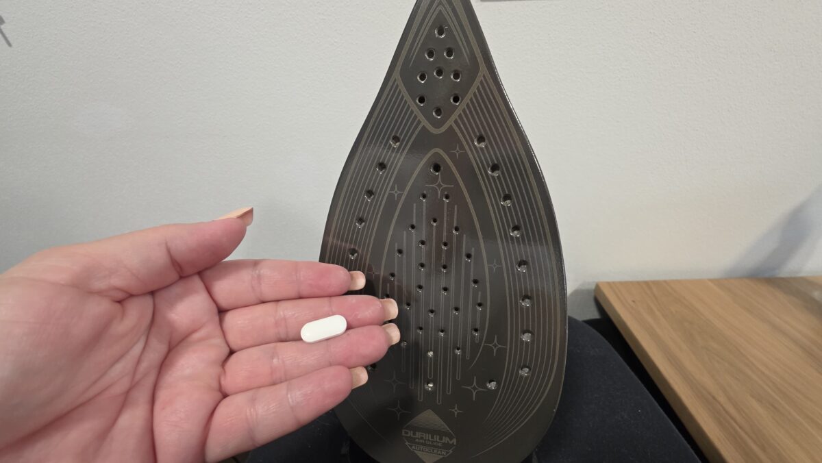 paralen na čistenie žehličky