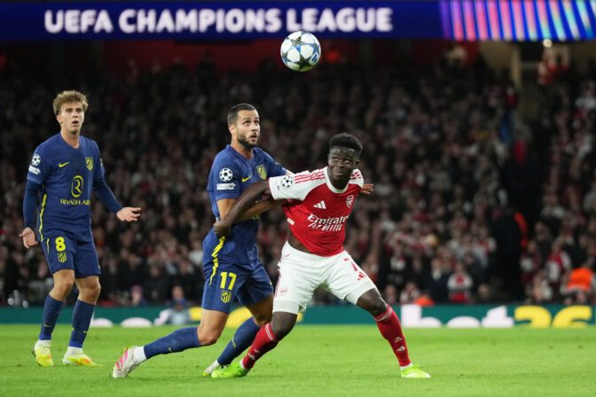 FUTBAL LM: Arsenal - Atlético