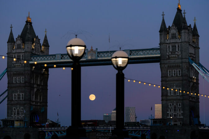 Britain Supermoon