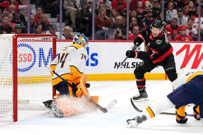 HOKEJ NHL: Ottawa - Nashville