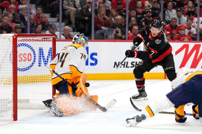 HOKEJ NHL: Ottawa - Nashville