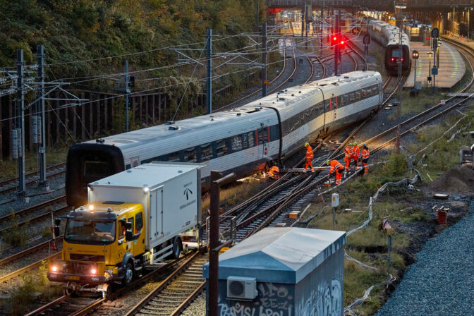 Denmark Derailed Train