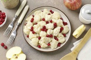 jablkové knedlíčky