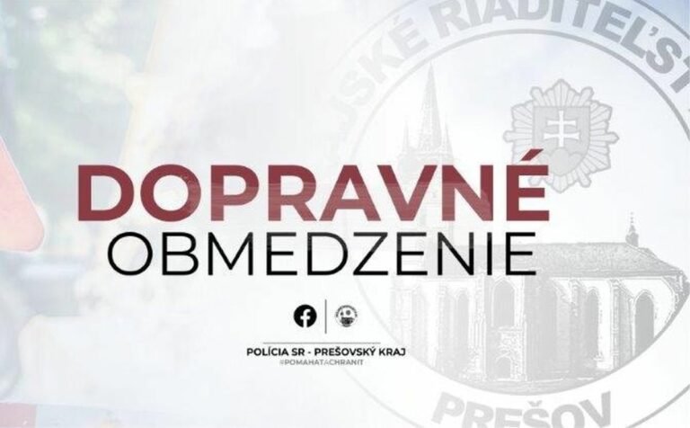 Dopravné obmedzenie - Vydrník