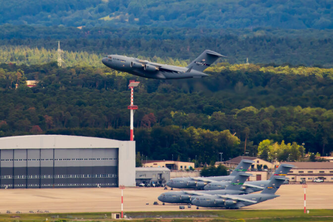 Ramstein Air Base in Germany/Europe