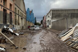 Destruction after the heavy rains