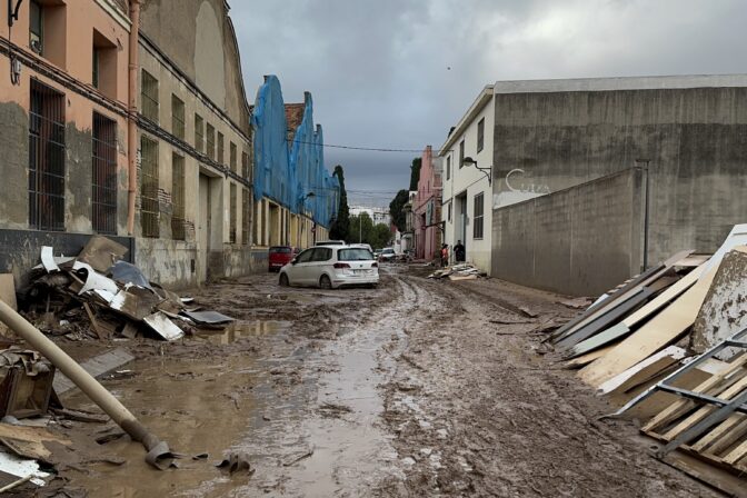 Destruction after the heavy rains