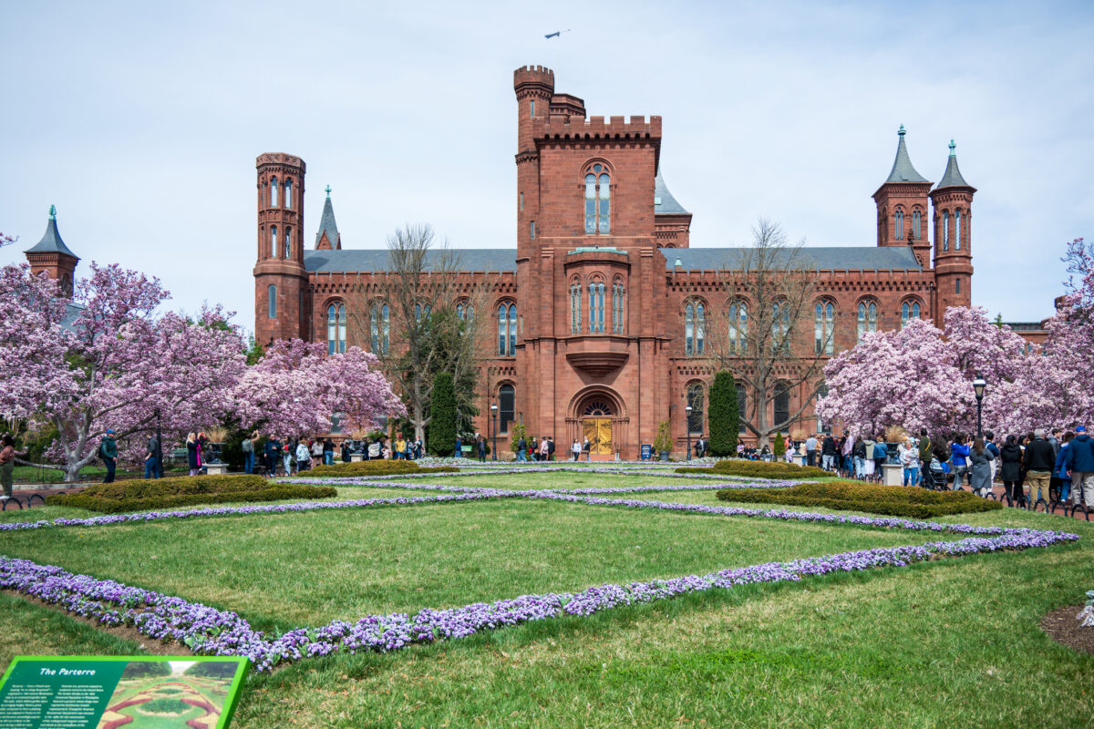 The Smithsonian's Enid A. Haupt Garden in spring