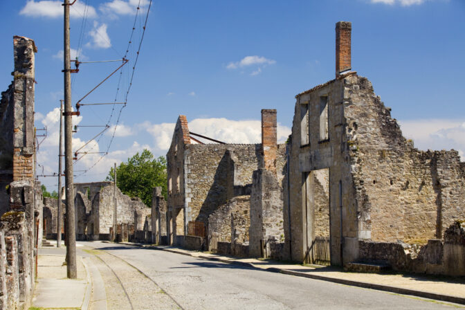 Streets of Oradour sur Glane