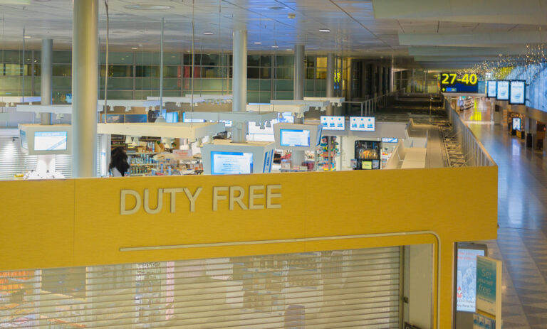 Letisko, obchody, Duty free