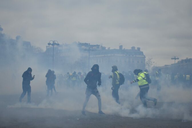Paris - Yellow Vest Protest - Arc of the triumph