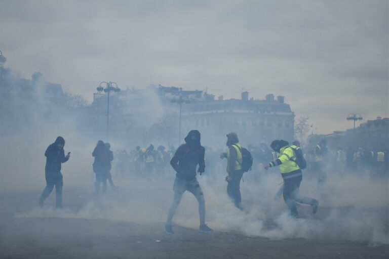 Paris - Yellow Vest Protest - Arc of the triumph