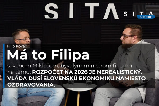 Ivan Mikloš počas rozhovoru pre agentúru SITA v podcaste Má to Filipa.