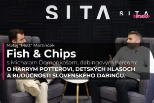 Michal Domonkoš v rozhovore s Matejom Martinčekom v Štúdiu SITA počas natáčania video podcastu Fish&Chips