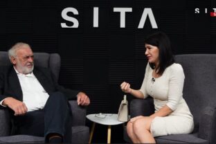 Poslankyňa Jana Bittó Cigániková počas rozhovoru pre agentúru SITA.