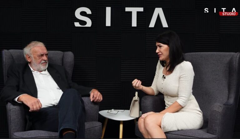 Poslankyňa Jana Bittó Cigániková počas rozhovoru pre agentúru SITA.