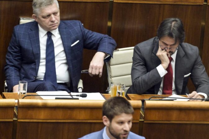 Robert Fico, Robert Kaliňák, Michal Šimečka