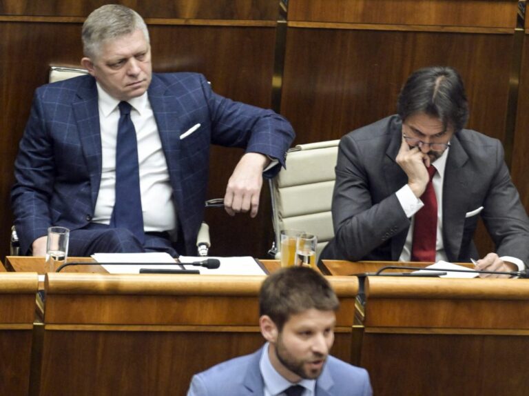 Robert Fico, Robert Kaliňák, Michal Šimečka