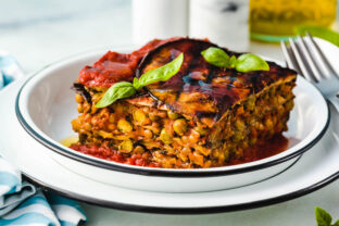 šošovicové lasagne