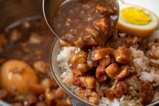 Bravčové na omáčke s ryžou