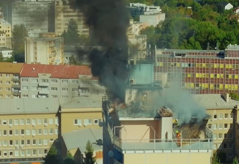 Banská Bystrica, požiar