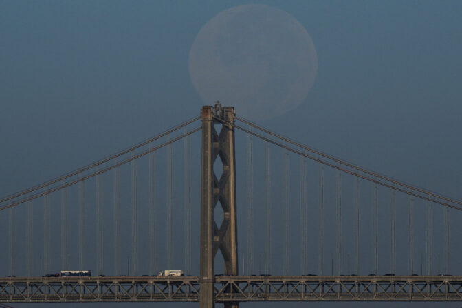 Supermoon San Francisco