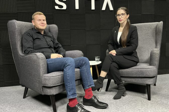 Teológ a italianista Ľubomír Švorca počas rozhovoru pre SITA.