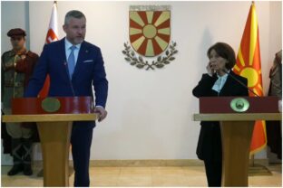 Peter Pellegrini, Gordana Siljanovska Davková
