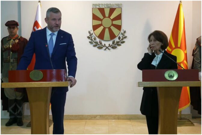 Peter Pellegrini, Gordana Siljanovska Davková