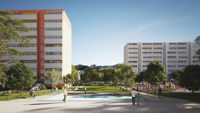 Revitalizácia okolia Domu služieb v Dúbravke