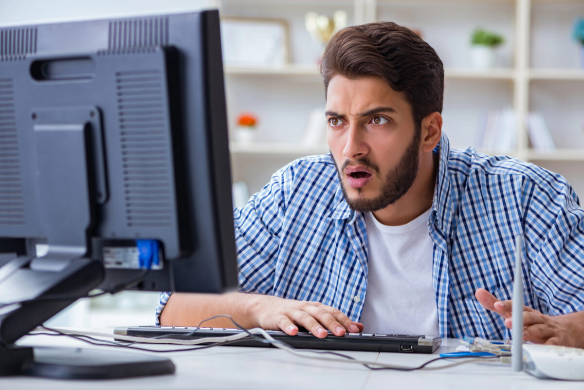 slabý internetový signál